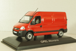 Opel Movano 2003 van hight roof, red, Norev 1:43