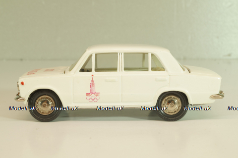 Ваз-2101 А9, белый, Олимпиада 80, Тантал/Радон 1:43