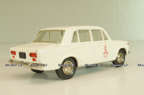 Ваз-2101 А9, белый, Олимпиада 80, Тантал/Радон 1:43