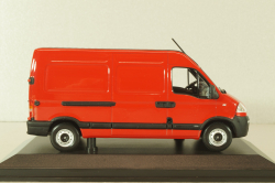 Opel Movano 2003 van hight roof, red, Norev 1:43