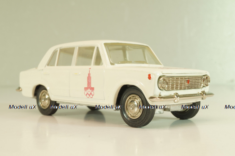 Ваз-2101 А9, белый, Олимпиада 80, Тантал/Радон 1:43