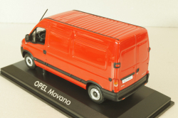 Opel Movano 2003 van hight roof, red, Norev 1:43