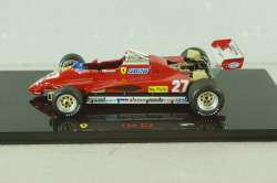 Ferrari 126 C2 Gilles Villeneuve, 2nd Place San Marino GP 1982, N5580, Hot Wheels Elite 1:43