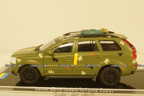Volvo XC90 with powerboat Ukraine Territorial Defense Forces (Zaporizhzhia 2022), TruckTyr 1:43