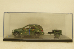 Mercedes ML500 W164 2005 with generator trailer, Ukraine Territorial Forces (Odessa 2022), TruckTyr 1:43