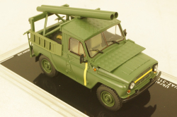 УАЗ-31512 "Град" Ukraine Territorial Defense Forces Gun truck (Mykolaiv 2022), TruckTyr 1:43