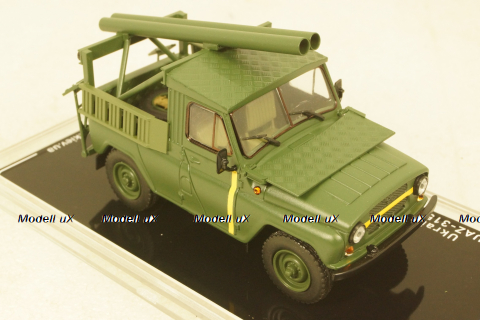 УАЗ-31512 "Град" Ukraine Territorial Defense Forces Gun truck (Mykolaiv 2022), TruckTyr 1:43