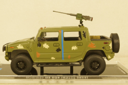 Hummer H2 SUT Ukraine Territorial Defense Forces Gun truck (Odessa 2022), TruckTyr 1:43