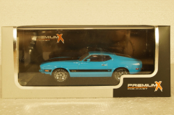 Ford Mustang Mach I 1973 Light Blue/black, PRD399J,  Premium X 1:43