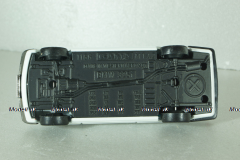 BMW 323i (E30) coupe, white, 1166, GAMA 1:43