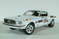 Ford Mustang S/S Cobra Jet 1968, Drag Racing Hubert Platt,  AutoWorld 1 :18 