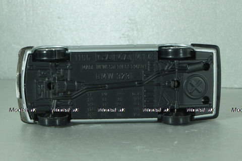 BMW 323i (E30) coupe 1982, silver, 1166, Gama 1:43 Уценка!