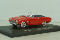 Ford Taunus Badew cabriolet 1960, red, ART. 184, Detail Cars 1:43