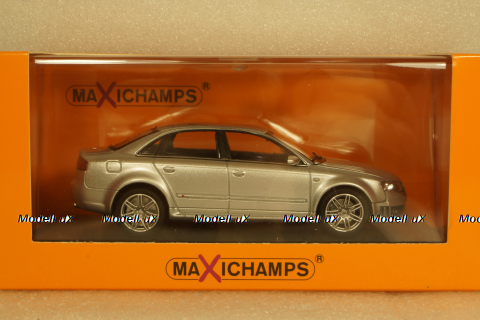 Audi RS4, 2004 silver metallic, 940014601, Maxichamps 1:43