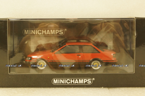 Toyota Corolla GT 1984 Red, 437166320, Minichamps 1:43