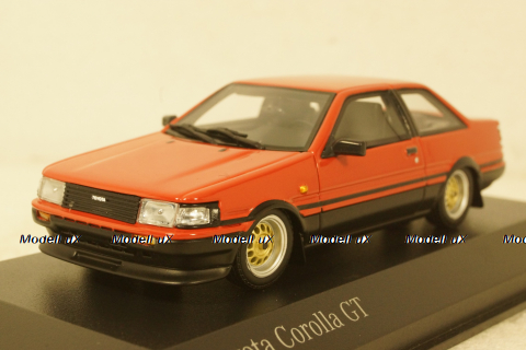 Toyota Corolla GT 1984 Red, 437166320, Minichamps 1:43