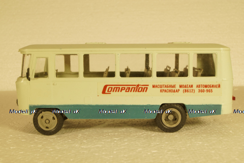 Г1А1-02 (Кубань), белый/голубой, Компаньон 1:43