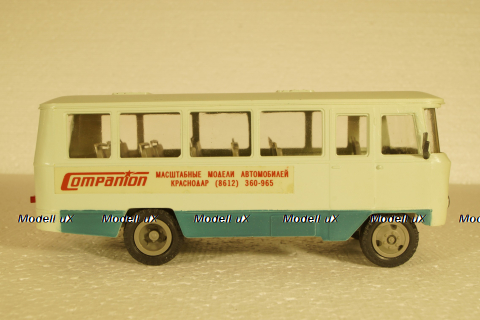 Г1А1-02 (Кубань), белый/голубой, Компаньон 1:43