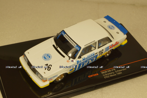 VOLVO 240 N.16 ETCC MONZA 1984 GRANBERG/PETERSSON, GTM152LQ, IXO 1:43
