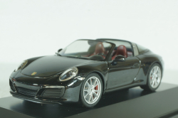 Porsche 911 (991) Targa 4S black, 2015, Herpa 1:43