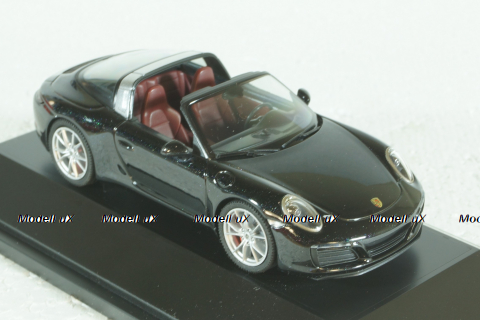 Porsche 911 (991) Targa 4S black, 2015, Herpa 1:43