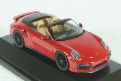 Porsche 911 Turbo S Cabrio 2015, Red, 711482, Herpa 1:43
