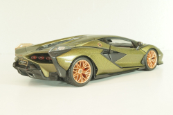 Lamborghini Sian FKP 37, matt olivee, Burago 1:24