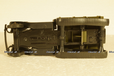 ГАЗ-60, черный/хаки, з-д Двигатель 1:43 