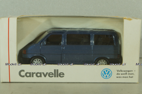Volkswagen Caravella 1990, blue, Schabak 1:43