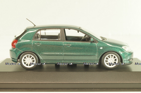 Toyota Corolla (E110) 5-door 2001, green, 400166170, Minichamps 1:43