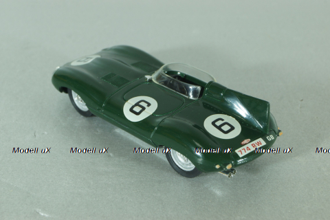 Jaguar D-type #6 Le Mans 1955, green, Brumm 1:43