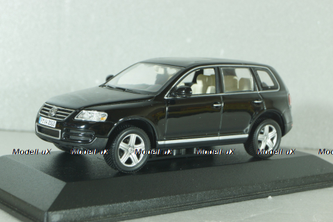 Volkswagen Touareg V10 TDI 2002, black, 840904109, Minichamps 1:43