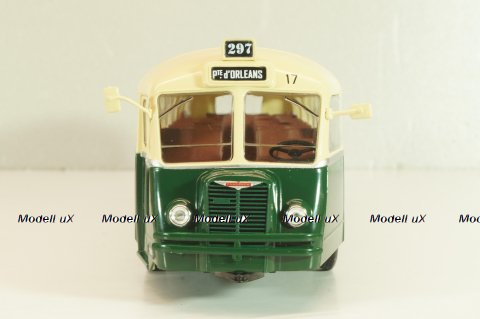 Chausson APH 47 bus 1947, green/beige, ADM075, Autobus Dal Mondo #75, Hachette 1:43 Блистер вскрыт!