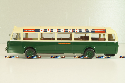 Chausson APH 47 bus 1947, green/beige, ADM075, Autobus Dal Mondo #75, Hachette 1:43 С Журналом!