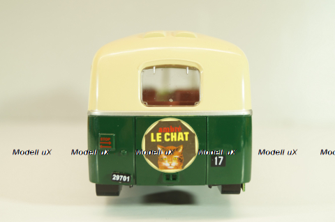 Chausson APH 47 bus 1947, green/beige, ADM075, Autobus Dal Mondo #75, Hachette 1:43 Блистер вскрыт!