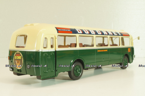Chausson APH 47 bus 1947, green/beige, ADM075, Autobus Dal Mondo #75, Hachette 1:43 Блистер вскрыт!