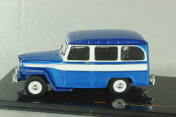Willys Jeep Station Wagon 1960, blue/white, CLC261, IXO 1:43