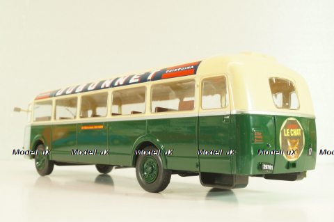 Chausson APH 47 bus 1947, green/beige, ADM075, Autobus Dal Mondo #75, Hachette 1:43 Блистер вскрыт!