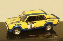 Ваз-2105 Lada VFTS #11 Valasskaa Zima Rally 1984 Lank/Milos, RAC406B, IXO 1:43