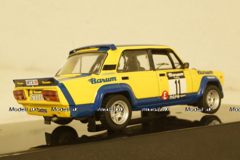 Ваз-2105 Lada VFTS #11 Valasskaa Zima Rally 1984 Lank/Milos, RAC406B, IXO 1:43