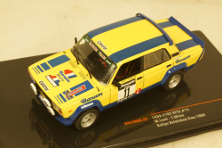 Ваз-2105 Lada VFTS #11 Valasskaa Zima Rally 1984 Lank/Milos, RAC406B, IXO 1:43