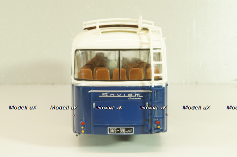 Saviem SC1 1960, bus, blue/white, AUTOBUS DAL MONDO №71, Hachette 1:43