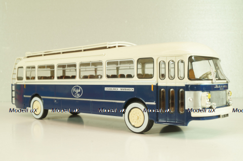 Saviem SC1 1960, bus, blue/white, AUTOBUS DAL MONDO №71, Hachette 1:43