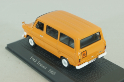 Ford Transit bus 1969, orange, Atlas 1:43