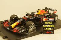 Red Bull Racing Honda RB16B Max Verstappen Winner Abu Dhabi GP 2021 W/Pitboard GP 2021, 110212333, Minichamps 1:18
