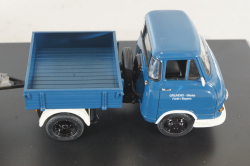 Hanomag Kurier with trailer "Grundig" 1958, blue, 03252, Schuco 1:43