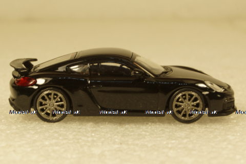 Porsche 981 Cayman Gt4 Black, 870066121, Minichamps 1:87