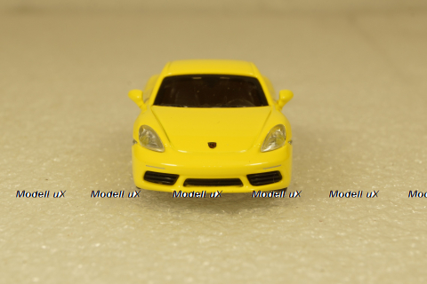 Porsche 718 Cayman 2016 yellow, 870065224, Minichamps 1:87
