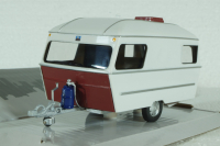 Прицеп DIV.CARAVAN IV 1990 WHITE, Cararama 1:43