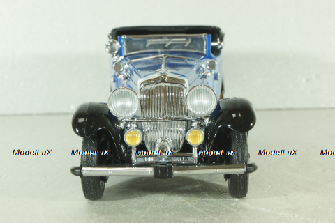 Duesenberg J Victoria 1933, blue/black, Franklin Mint 1:24